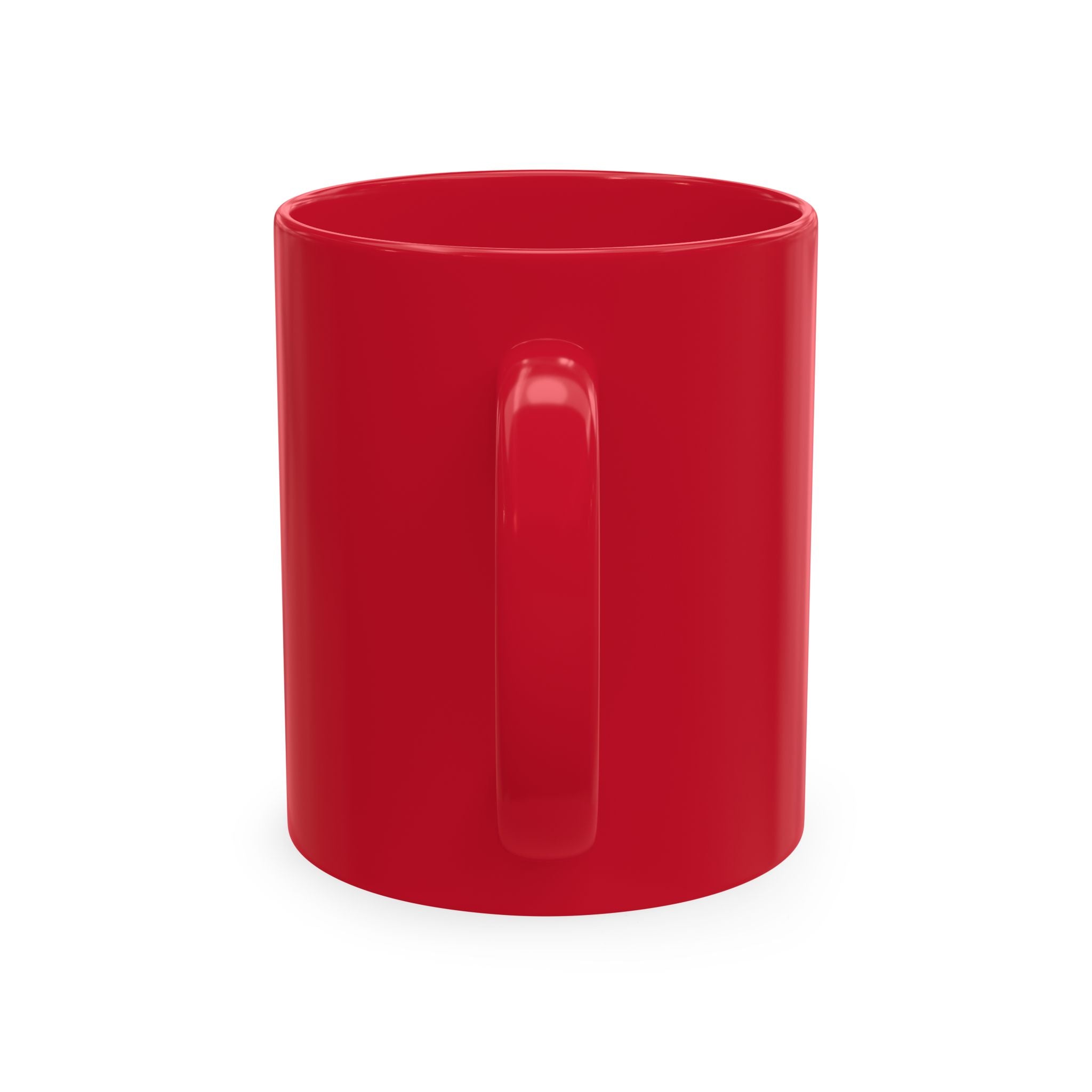 Skull 'Energy' Ceramic Coffee Mug — Retro Skeleton with Drink Design
