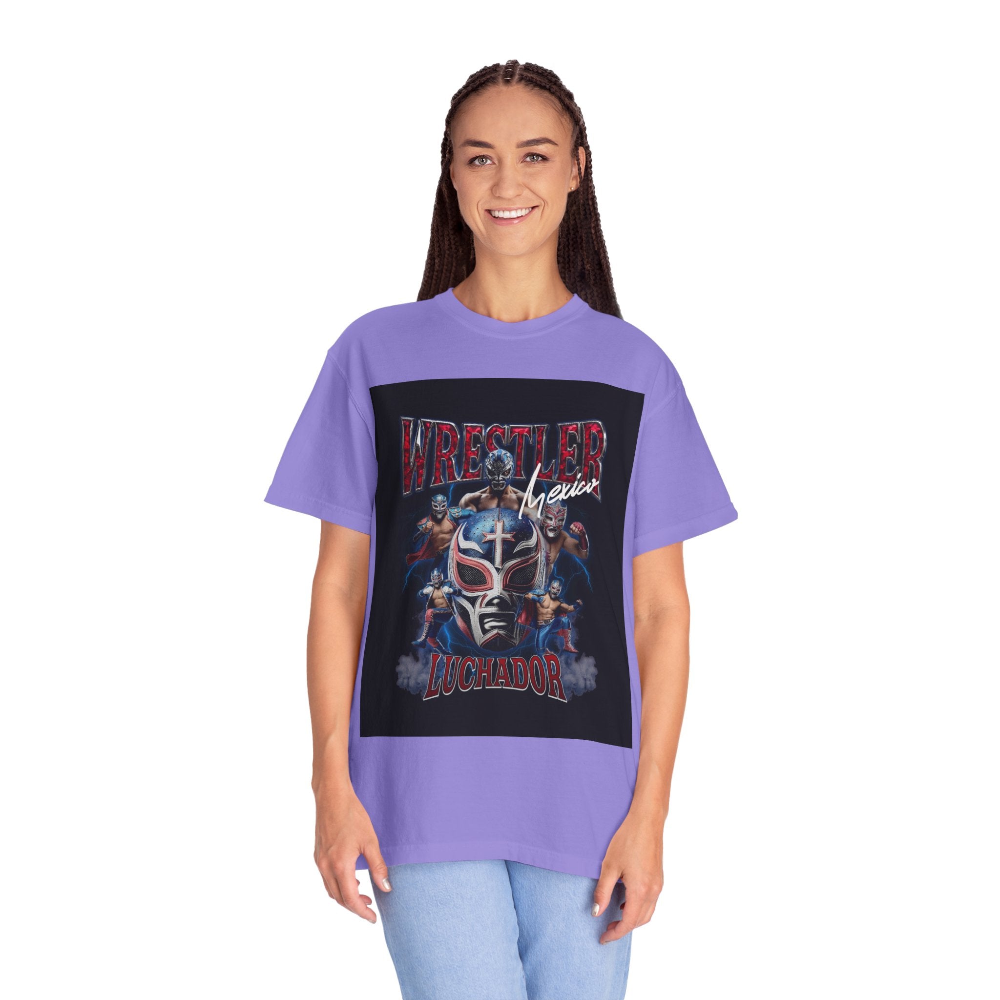 Wrestler Luchador Graphic T-Shirt — Mexican Masked Wrestling Tee