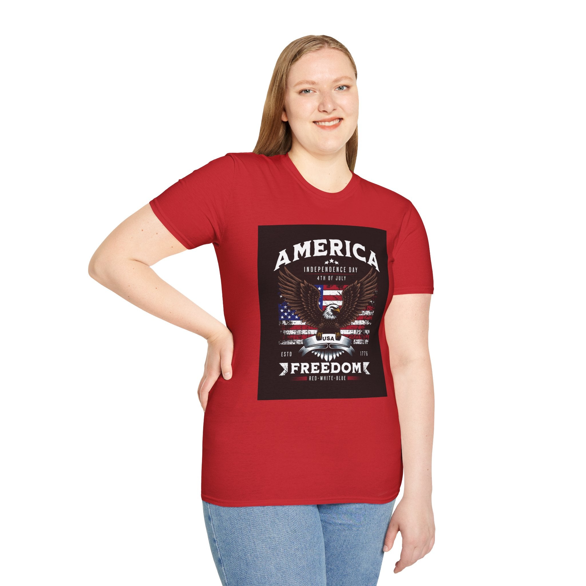 America Eagle T-Shirt — Independence Day Freedom Graphic Tee