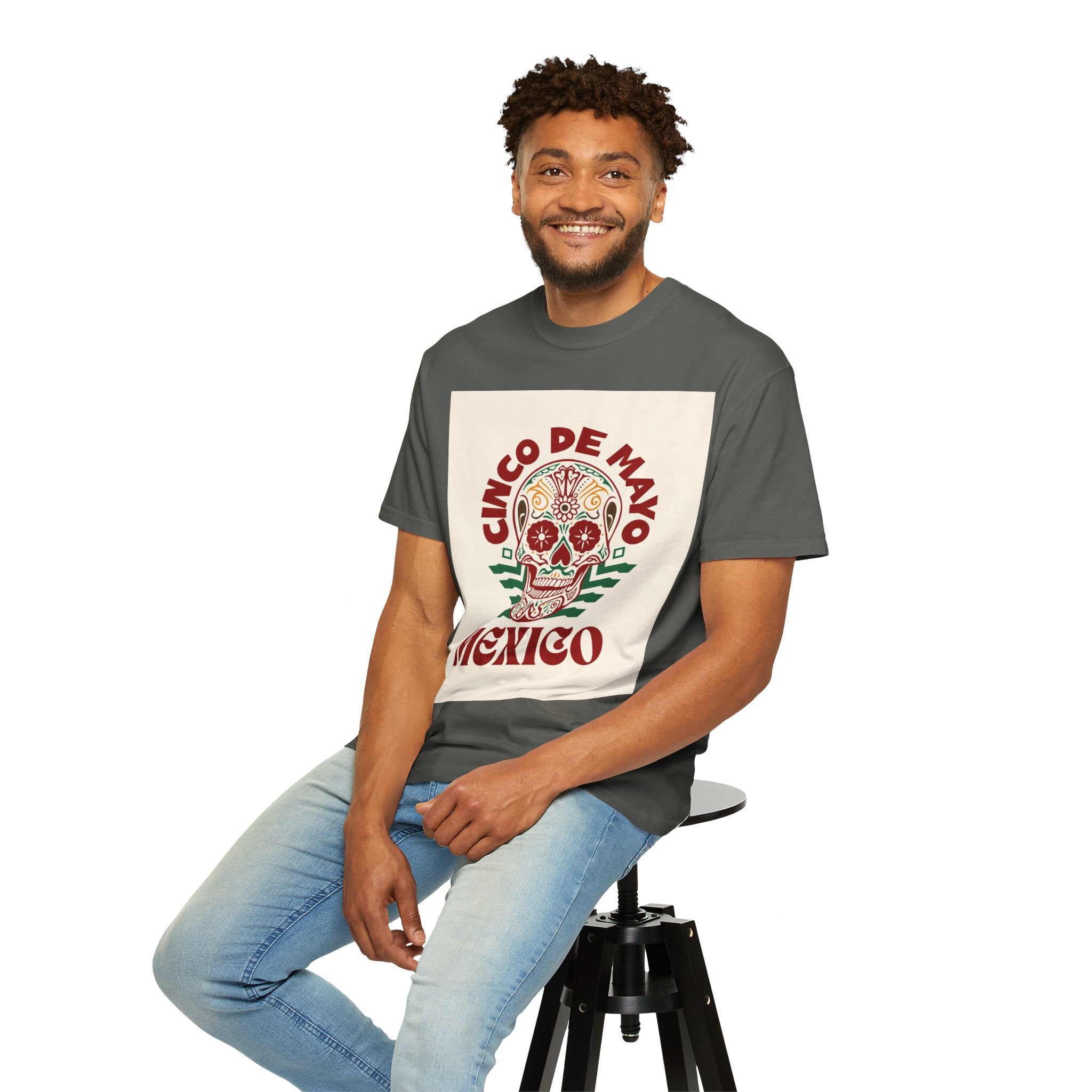 Cinco de Mayo Mexico Sugar Skull T-Shirt