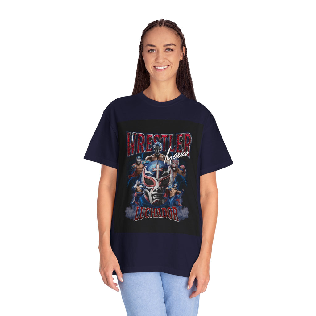 Wrestler Luchador Graphic T-Shirt — Mexican Masked Wrestling Tee