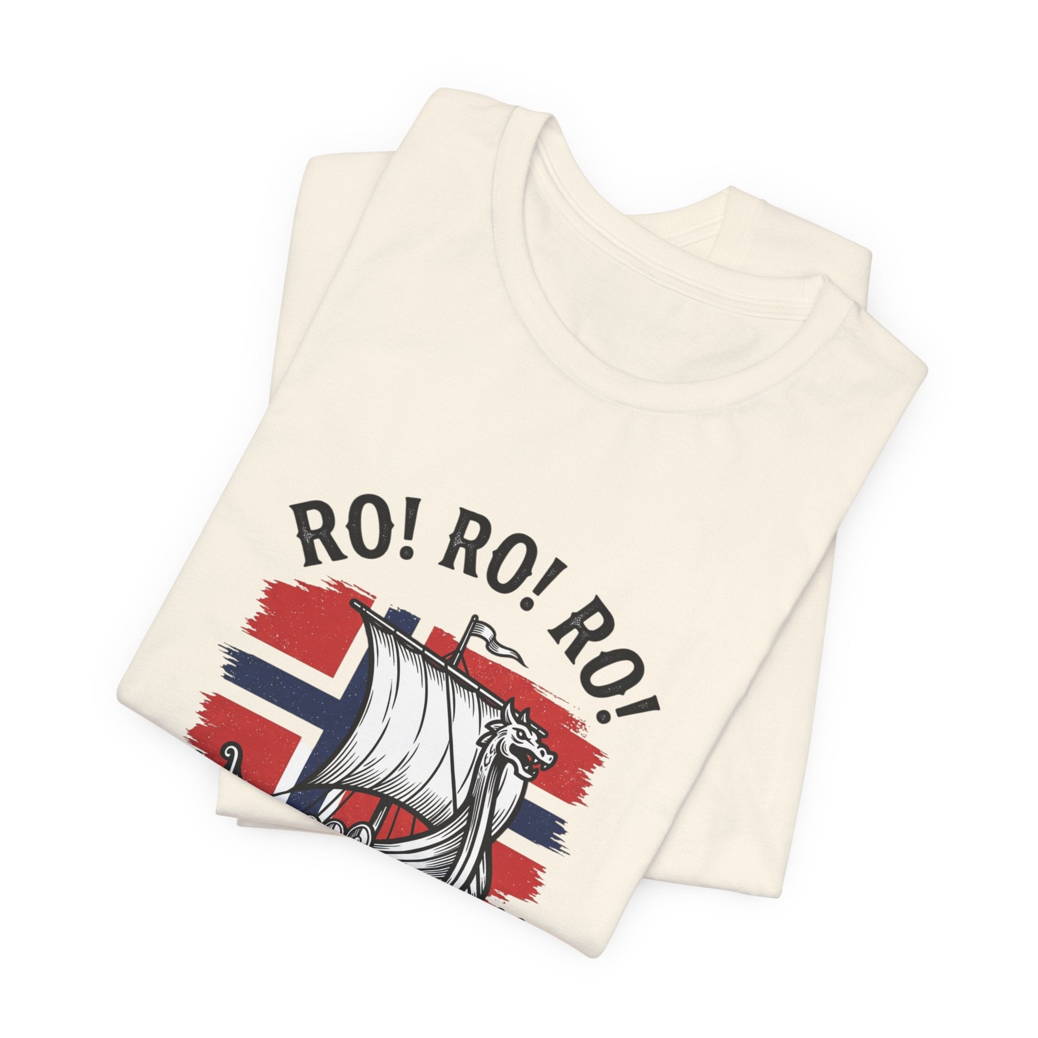 Ro! Ro! Ro! Viking Longship Norway Tee | Norwegian Flag, Football Chant