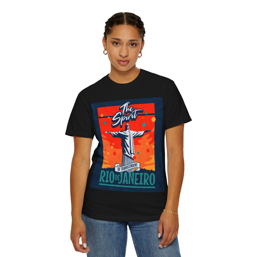 Rio de Janeiro Christ the Redeemer Poster T-Shirt — 'The Spirit' Graphic Tee