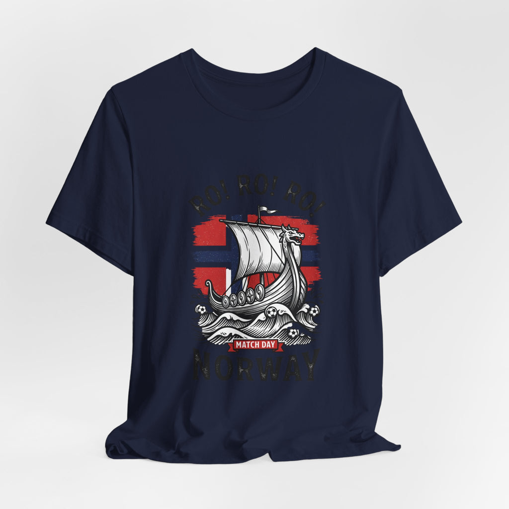Ro! Ro! Ro! Viking Longship Norway Tee | Norwegian Flag, Football Chant