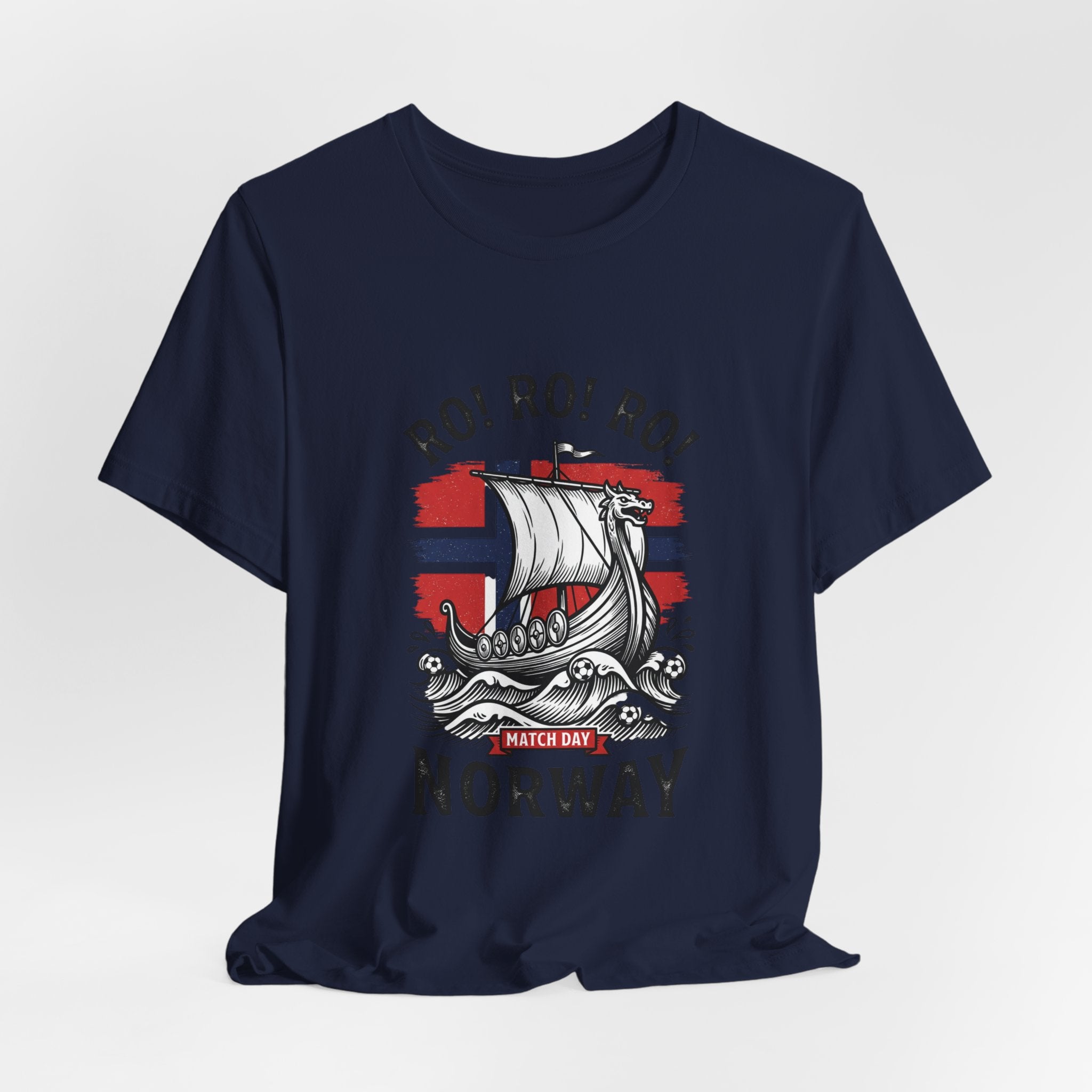 Ro! Ro! Ro! Viking Longship Norway Tee | Norwegian Flag, Football Chant