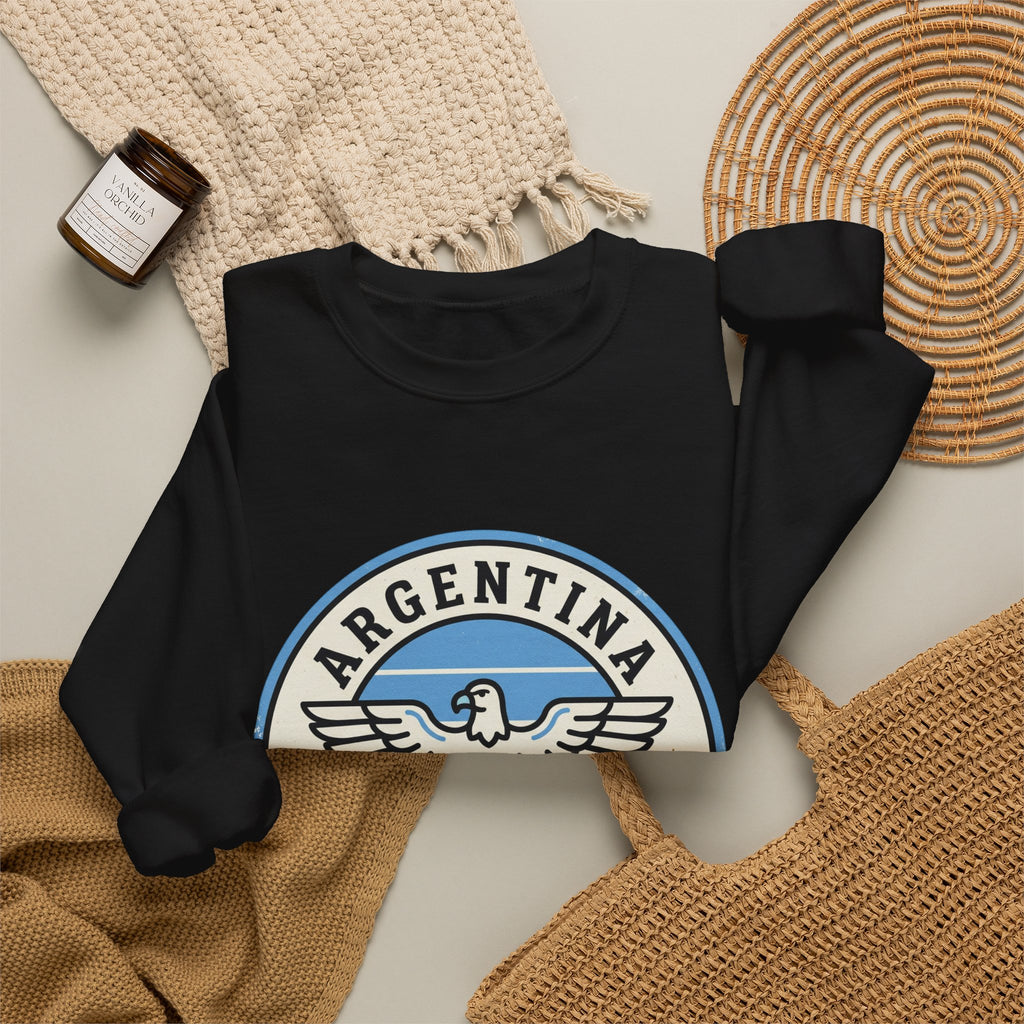 Argentina Fútbol Crest Sweatshirt | Soccer Country Pride, Nacional Colors