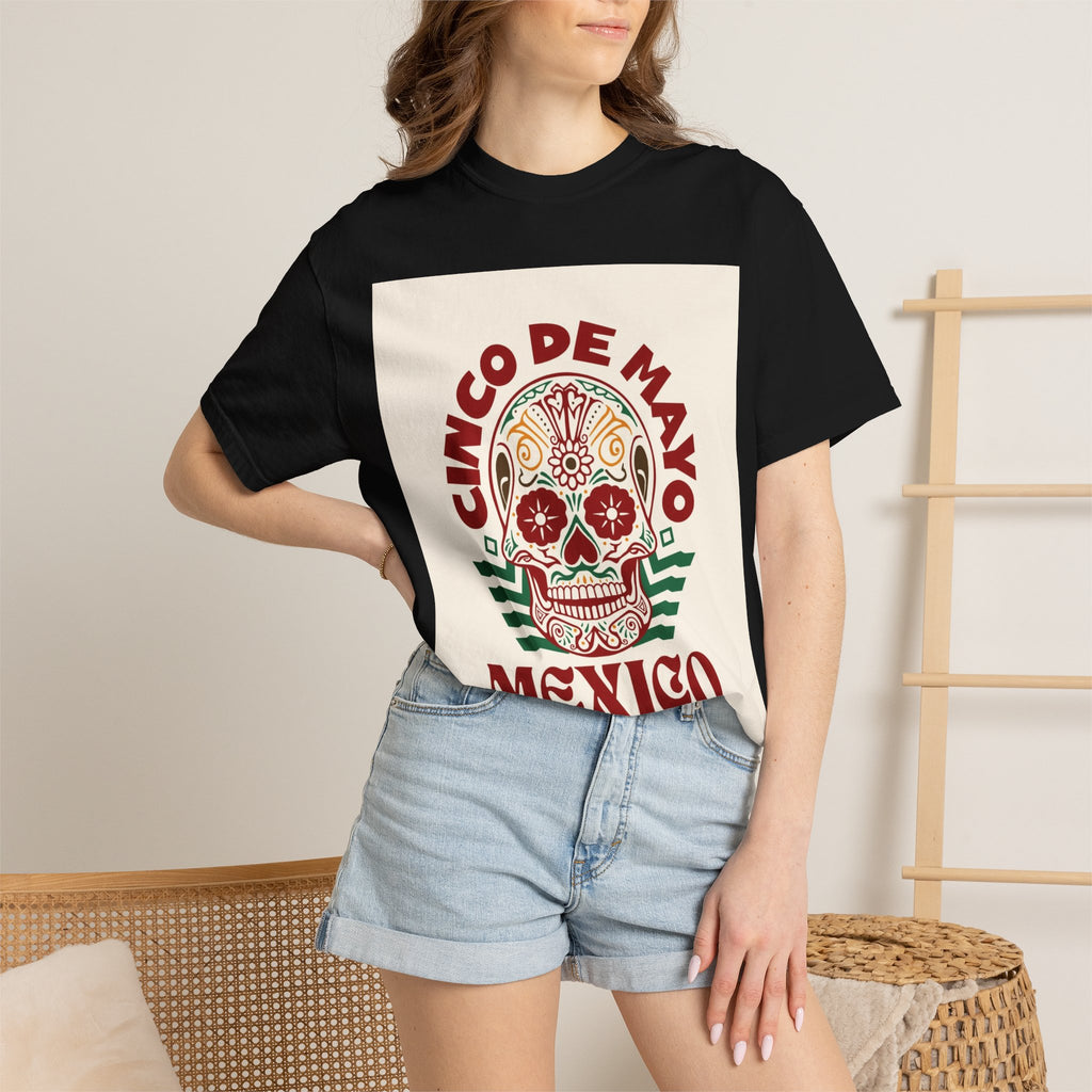 Cinco de Mayo Mexico Sugar Skull T-Shirt