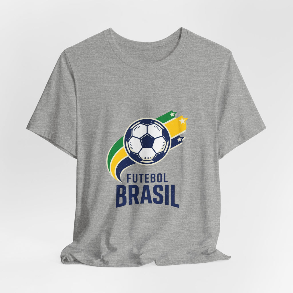 Futebol Brasil Soccer Tee | Brazil Flag Colors, National Pride Shirt