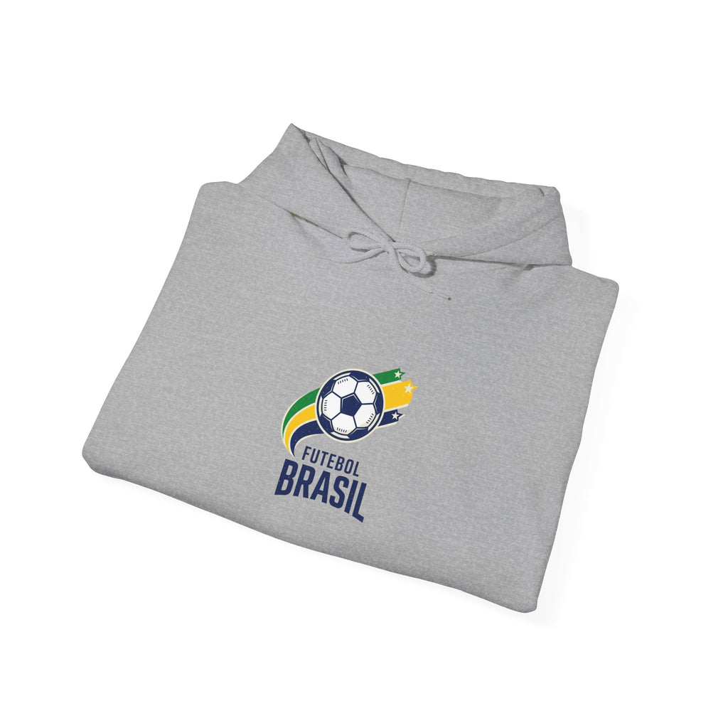 Brasil Soccer Crest Hoodie | Brazil Flag Colors, National Pride