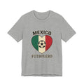 Mexico Heart Flag Futbolero Tee | Soccer Country Pride