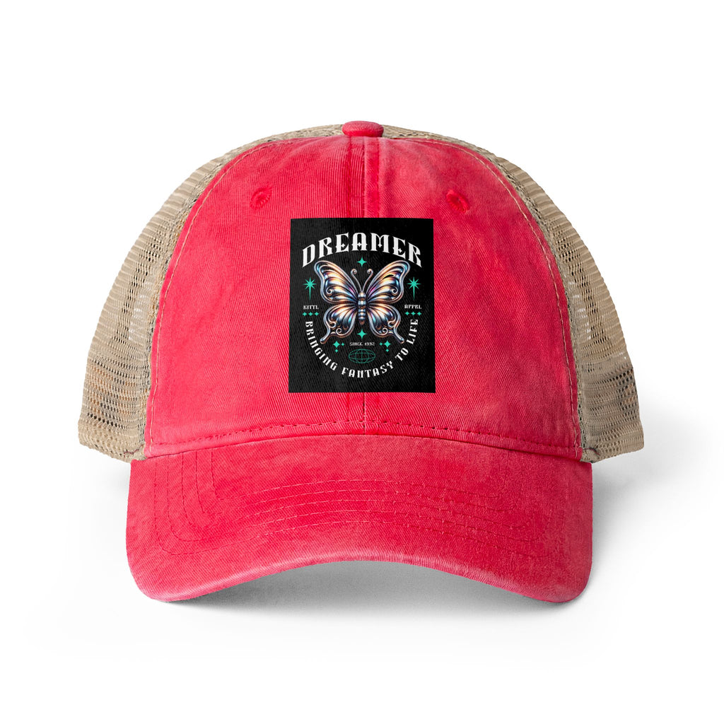 Women's Washed Mesh-Back Cap