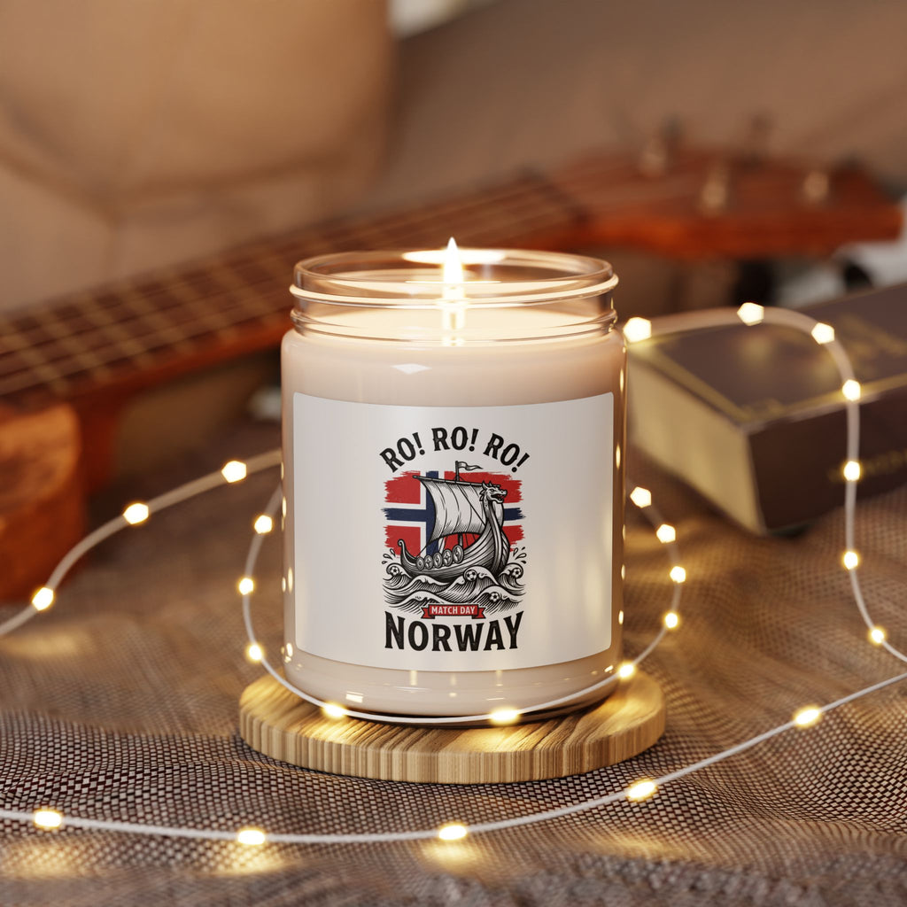 Ro! Ro! Ro! Viking Ship Candle | Norway Football Chant, Red White Blue