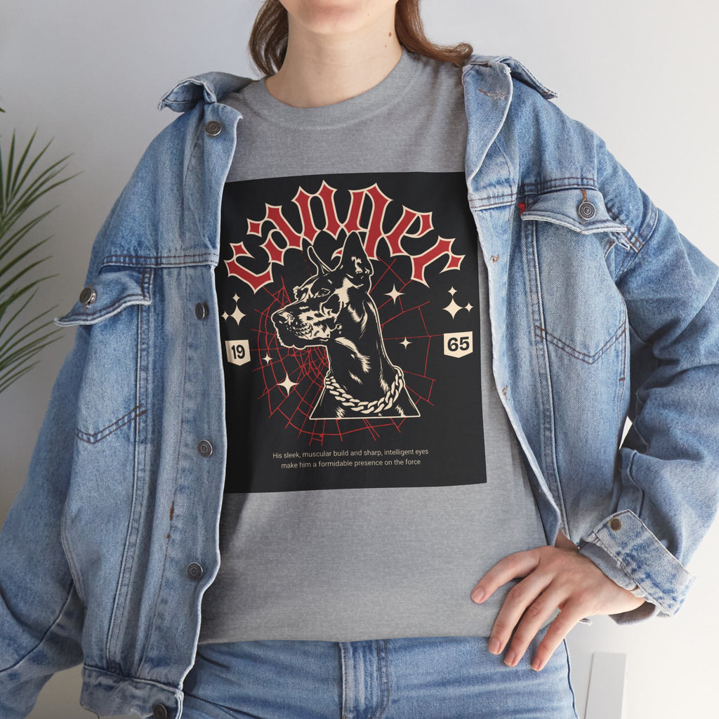 Vintage Gothic Cat Tee — 'Witchery' Retro Occult Graphic T-Shirt