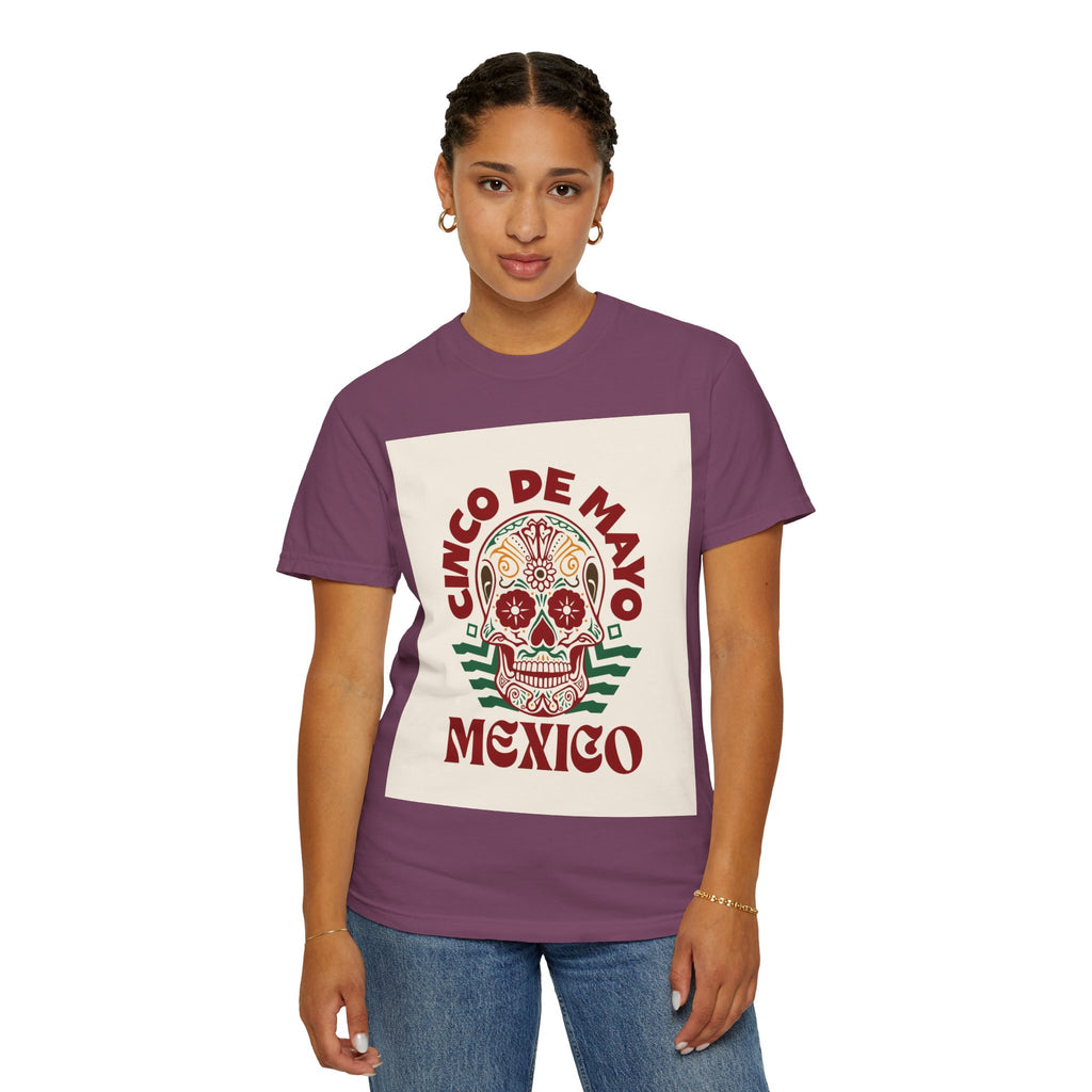 Cinco de Mayo Mexico Sugar Skull T-Shirt