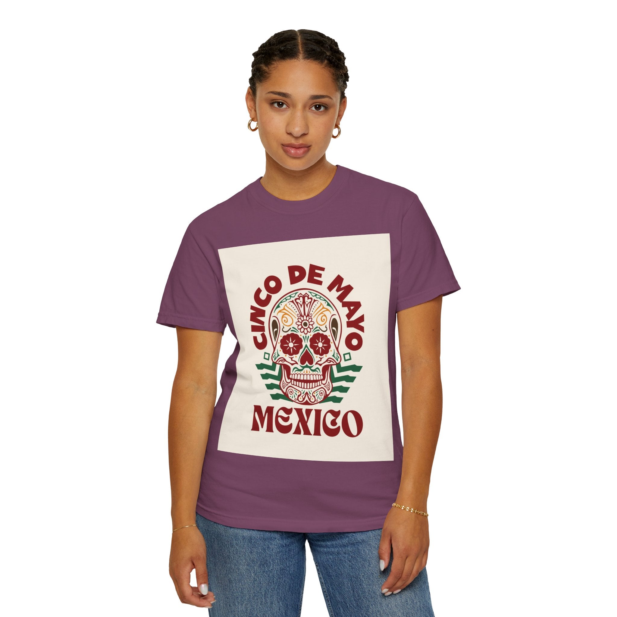 Cinco de Mayo Mexico Sugar Skull T-Shirt