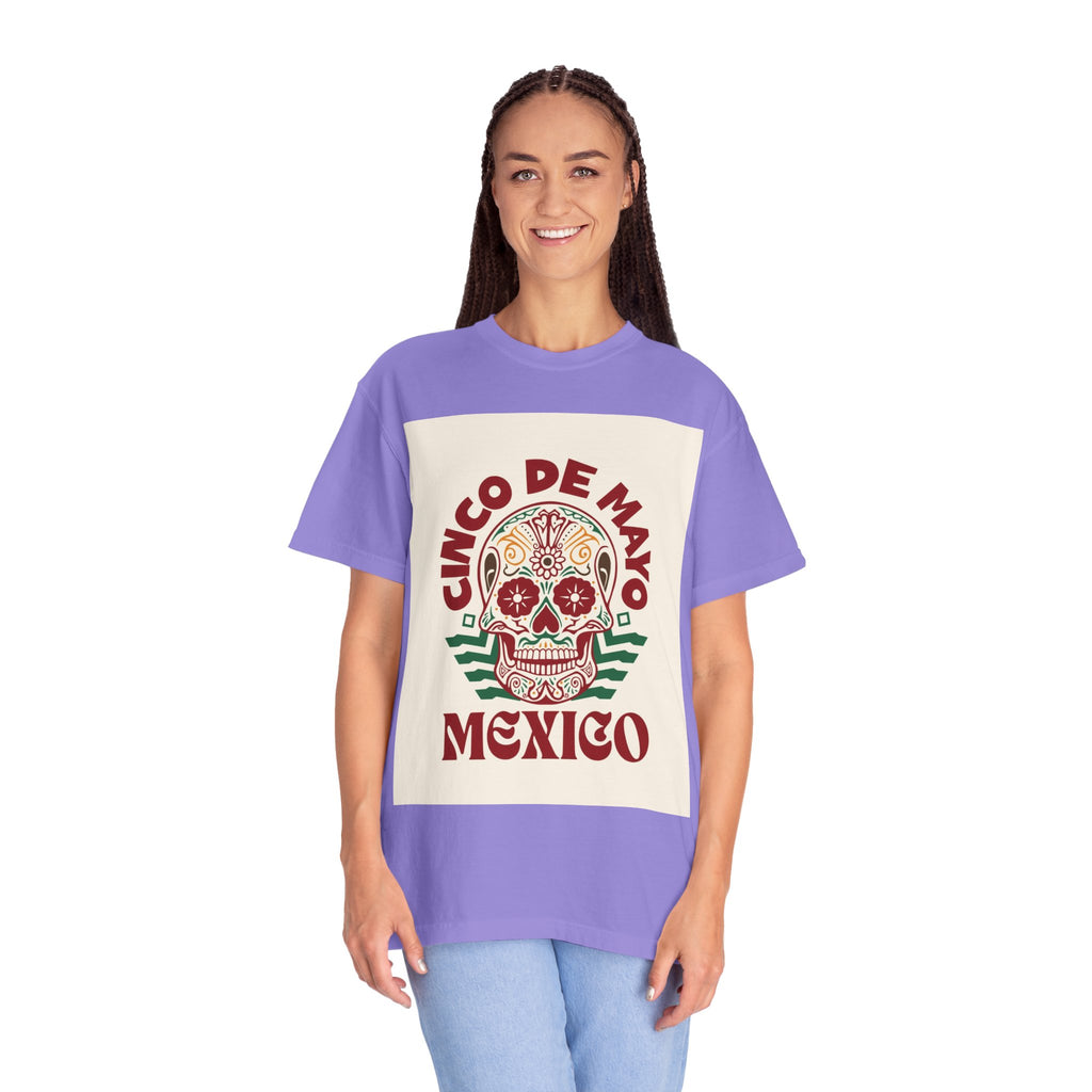 Cinco de Mayo Mexico Sugar Skull T-Shirt