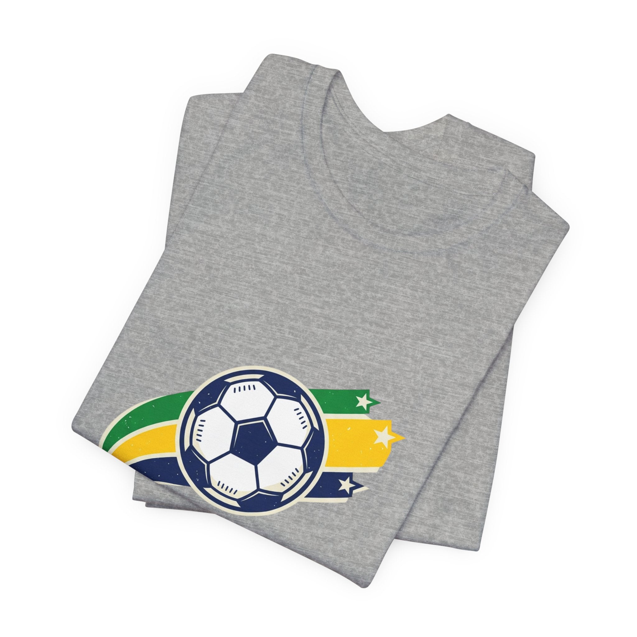 Futebol Brasil Soccer Tee | Brazil Flag Colors, National Pride Shirt