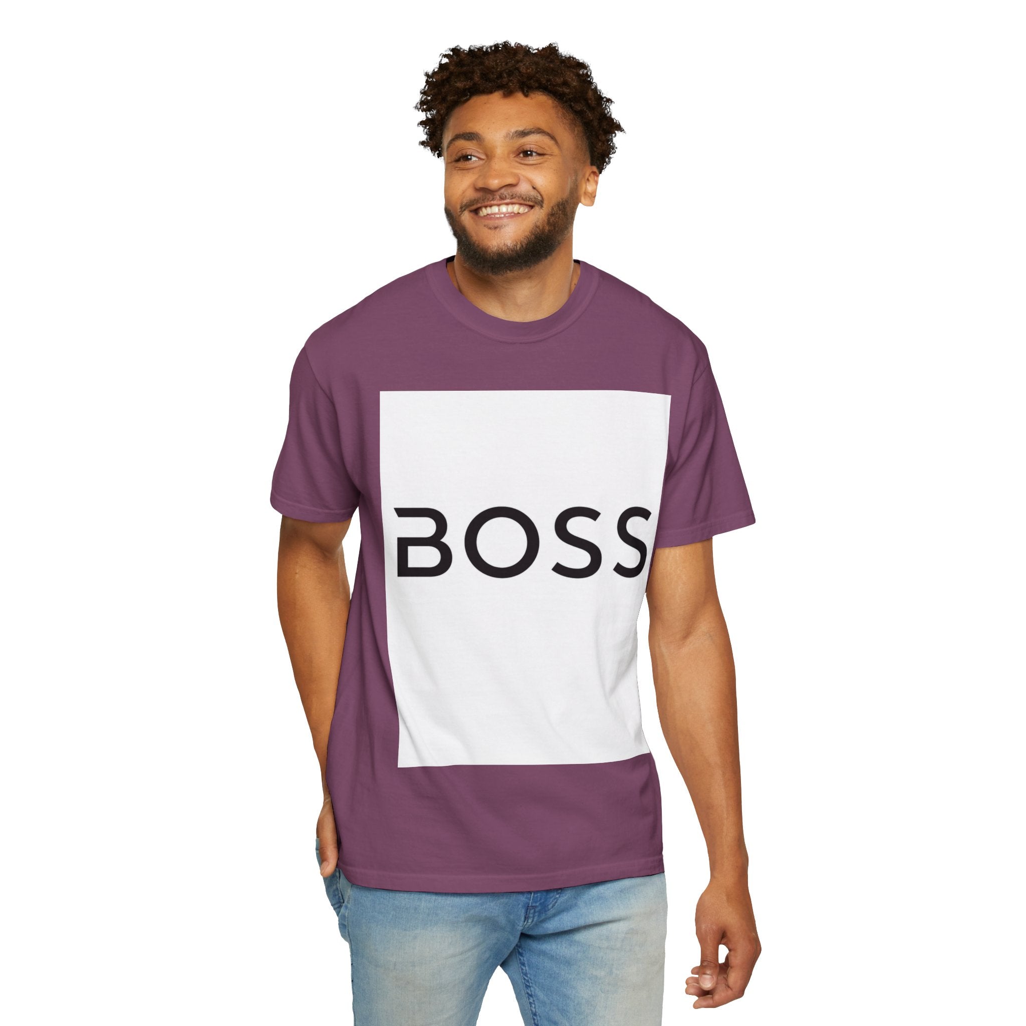 BOSS Graphic T-Shirt — Bold Minimalist Logo Tee for Confident Style