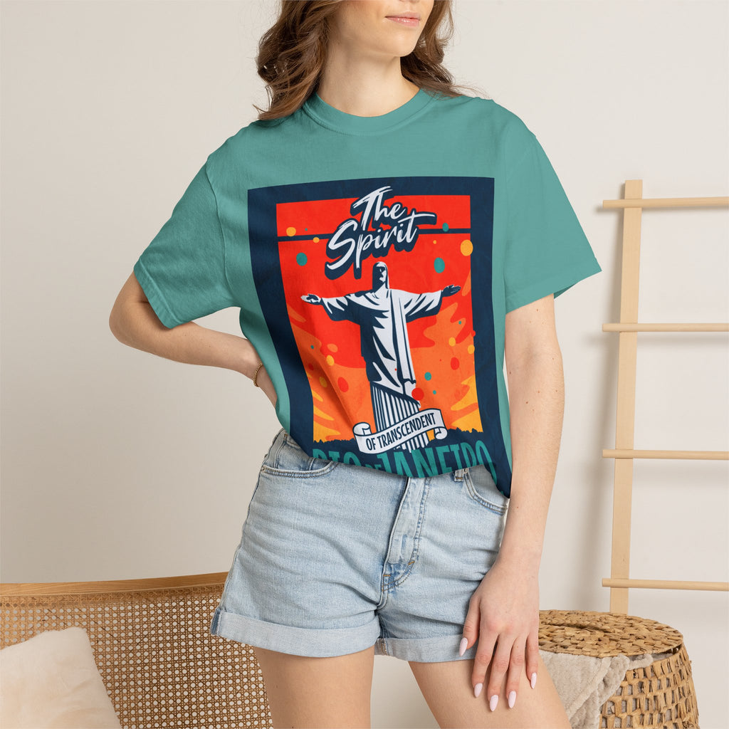 Rio de Janeiro Christ the Redeemer Poster T-Shirt — 'The Spirit' Graphic Tee