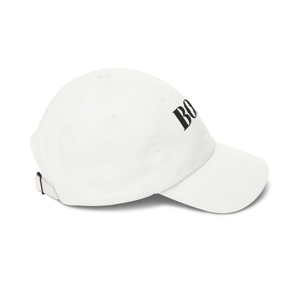 BOSS Embroidered Dad Cap - Classic White Baseball Hat