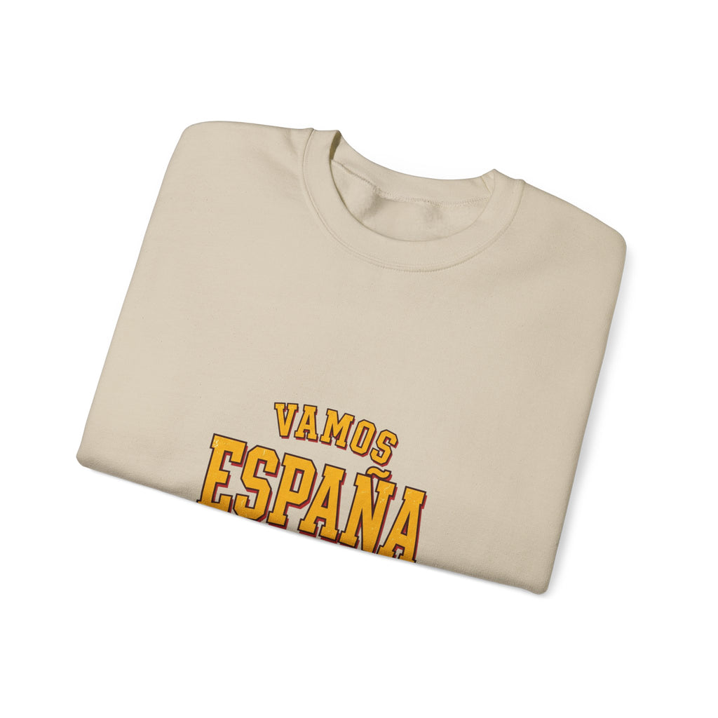 Vamos España Match Day Crewneck Sweatshirt | Spain soccer pride, red & yellow