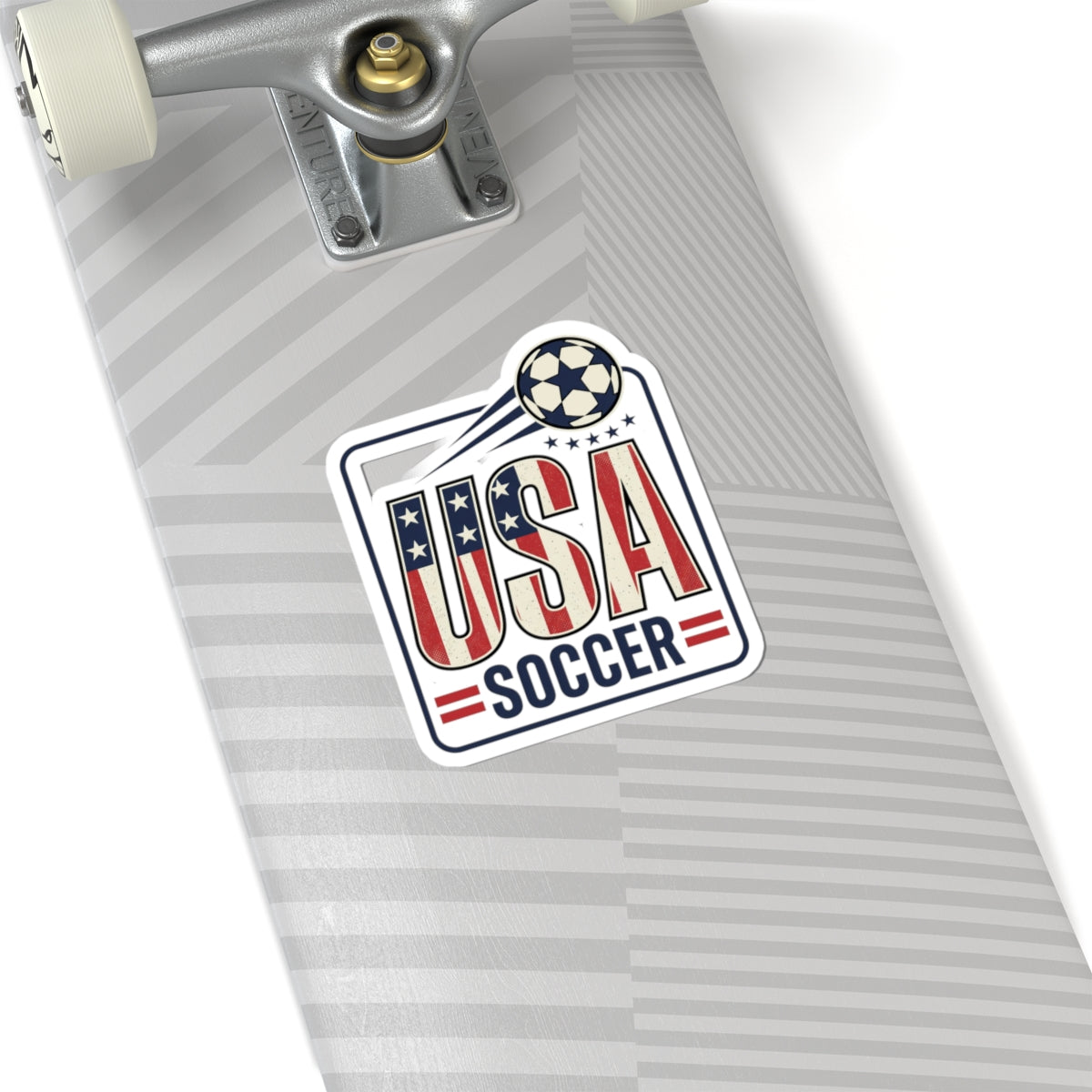 USA Soccer Kiss-Cut Sticker | Soccer Country Pride, American Flag Colors