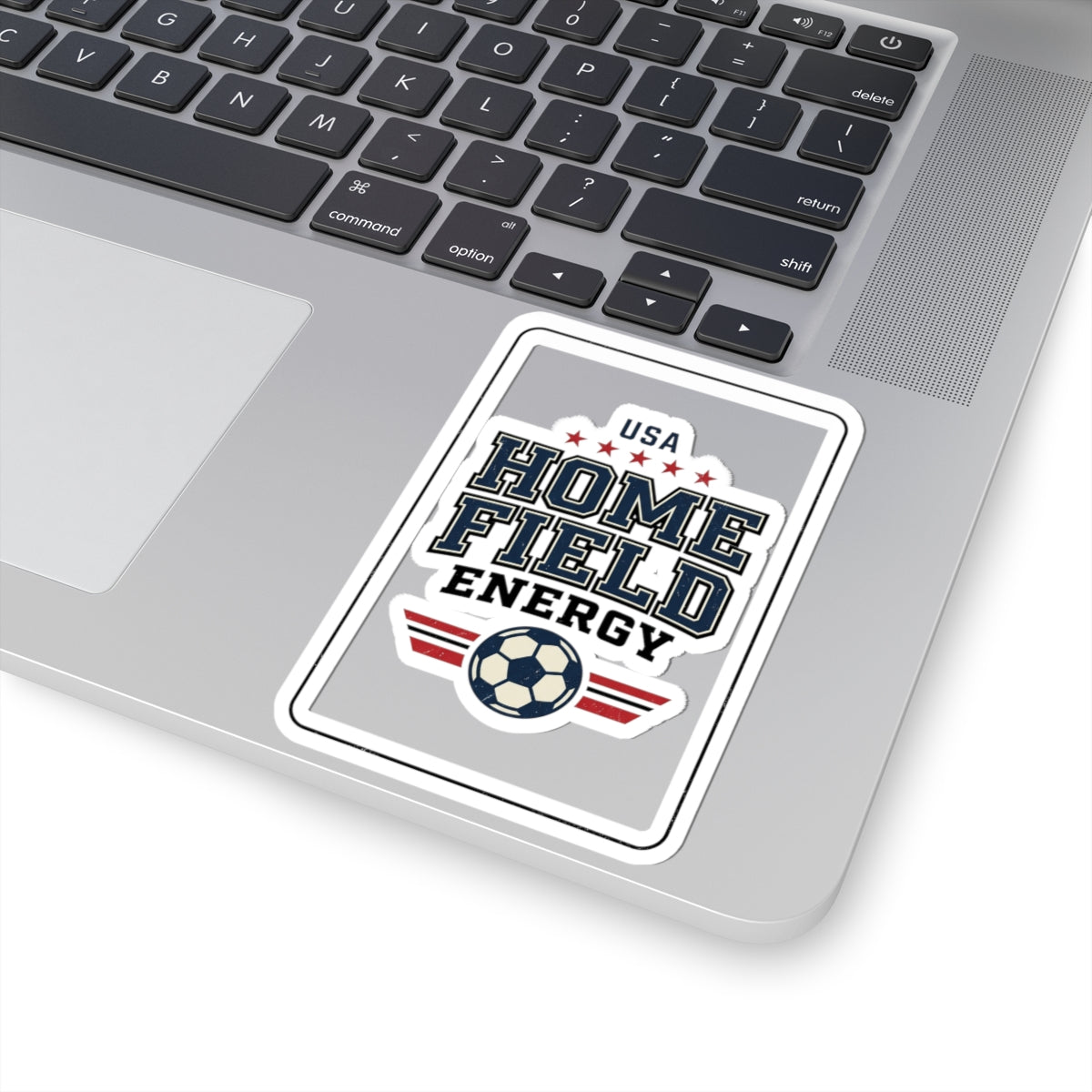 USA Home Field Energy Sticker | Soccer Pride, Red White Blue