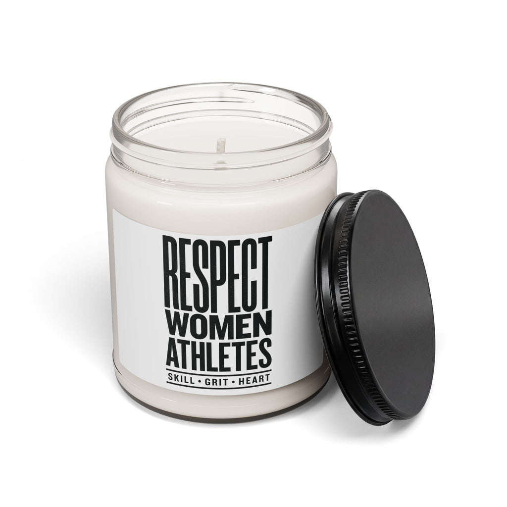 Respect Women Athletes Candle | Scented Soy Candle, Feminist Sports Fandom
