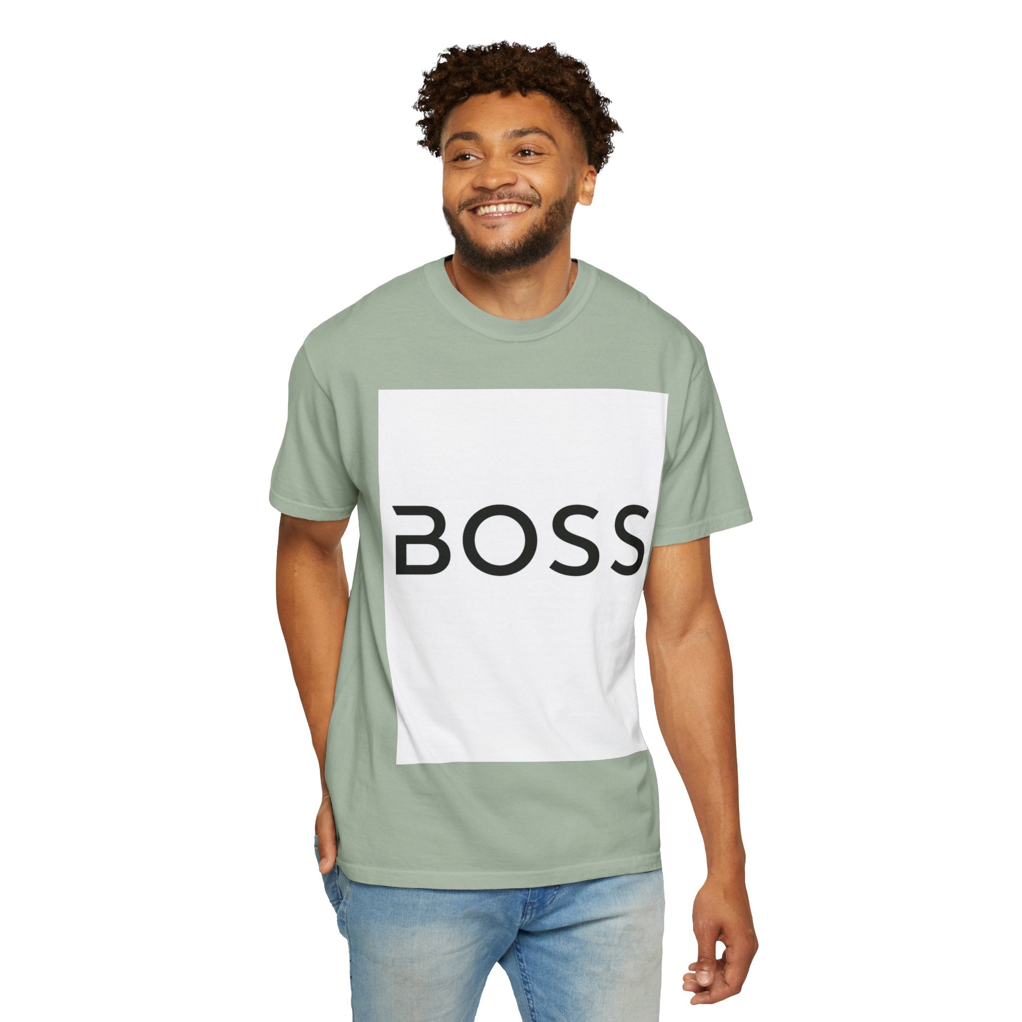 BOSS Graphic T-Shirt — Bold Minimalist Logo Tee for Confident Style