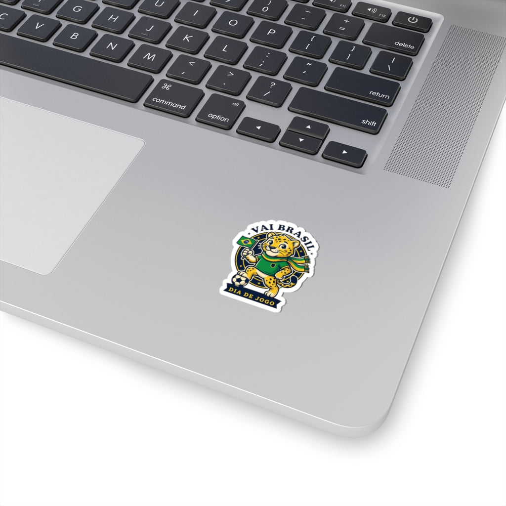 Vai Brasil Jaguar Sticker | Brazil Soccer Pride, Copa Day
