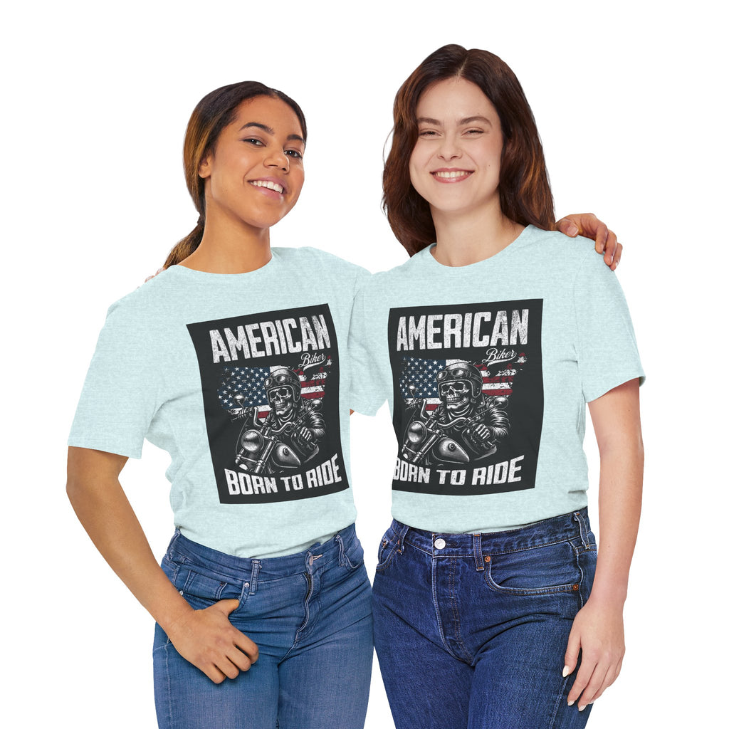 Born to Ride American Biker T-Shirt