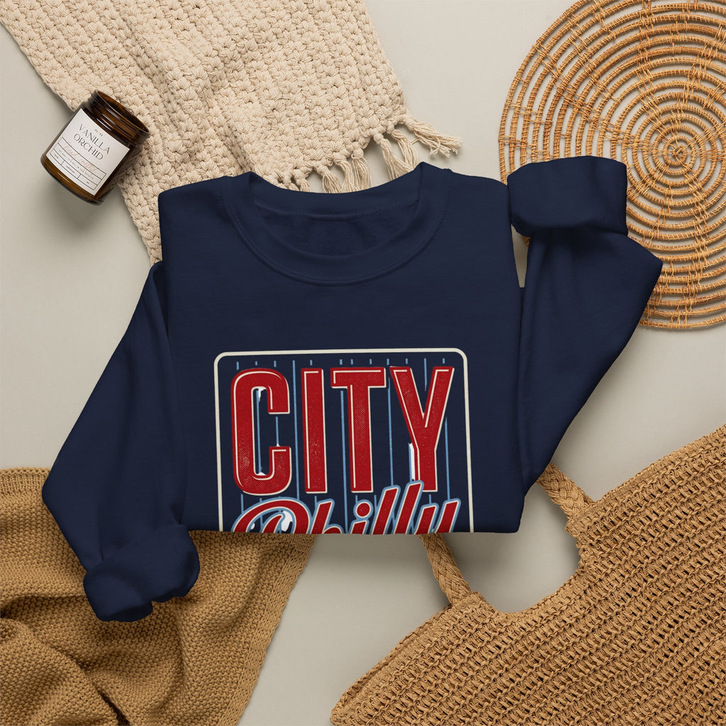 City Philly Baseball Sweatshirt | Regional Baseball Pride, City Sportswear