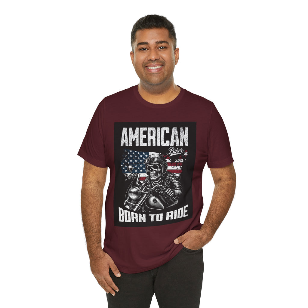 Born to Ride American Biker T-Shirt