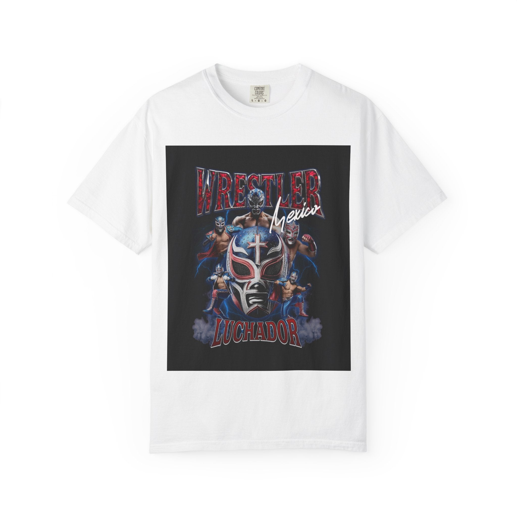 Wrestler Luchador Graphic T-Shirt — Mexican Masked Wrestling Tee