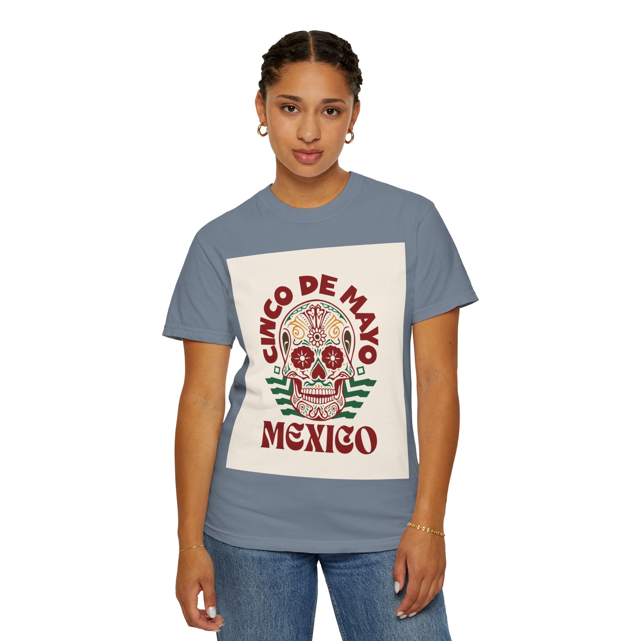 Cinco de Mayo Mexico Sugar Skull T-Shirt
