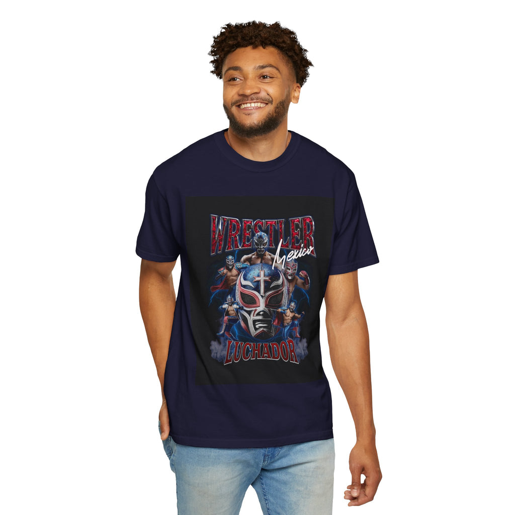 Wrestler Luchador Graphic T-Shirt — Mexican Masked Wrestling Tee
