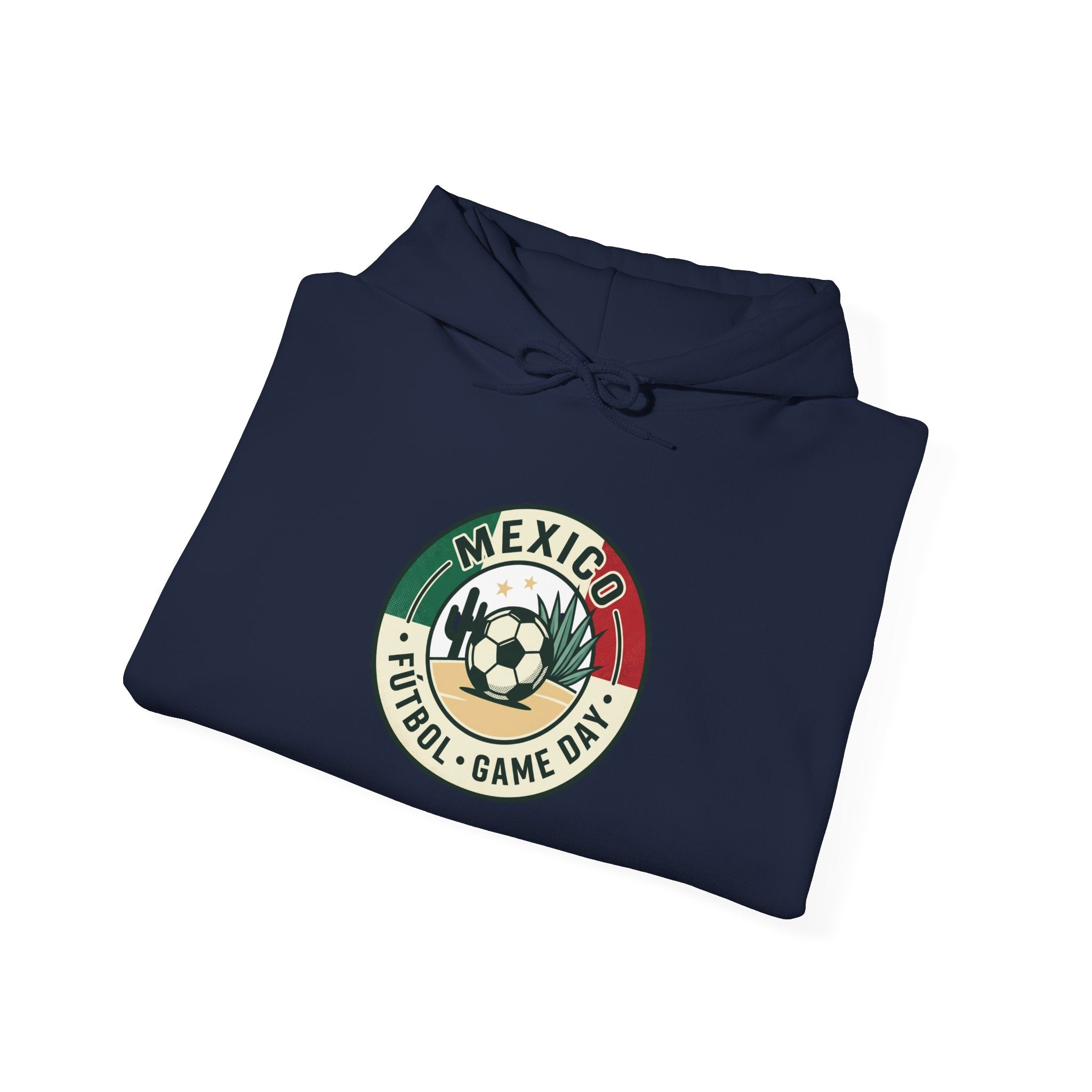 Mexico Futbol Crest Hoodie | Soccer Country Pride, Mexican Flag Colors