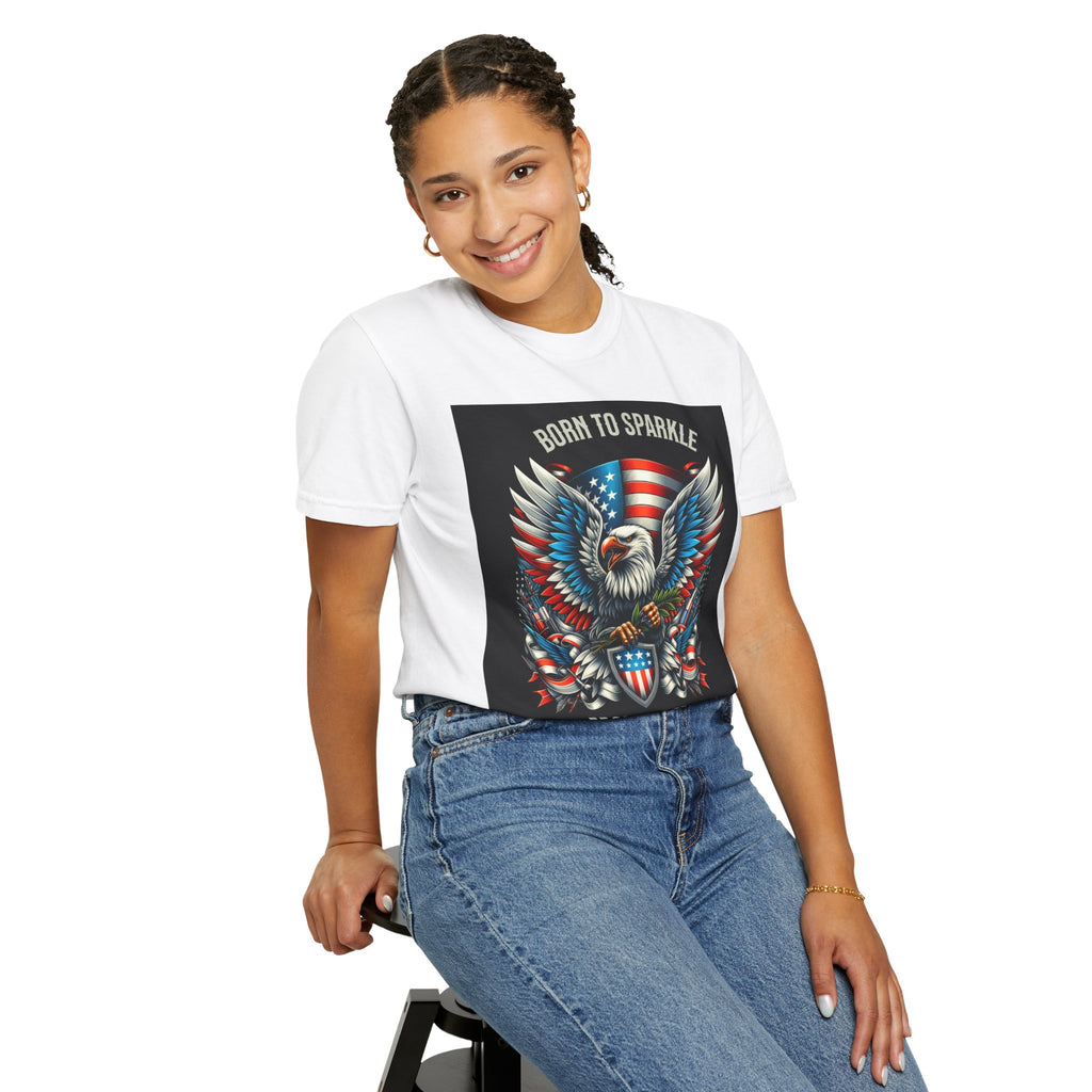 Born to Sparkle Proud to Be American T-Shirt