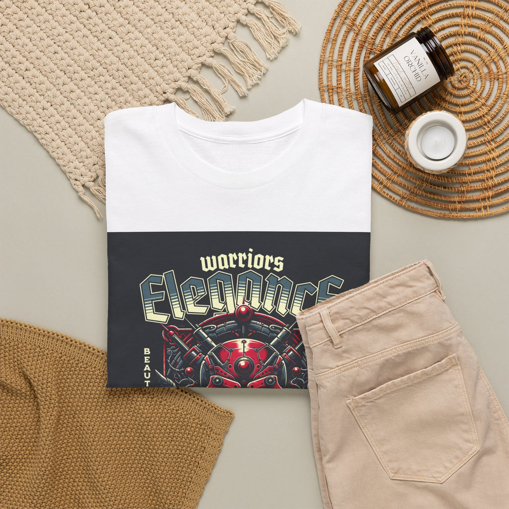 Warriors Electric Skull T‑Shirt — Red Skull & Roses Rock Graphic Tee