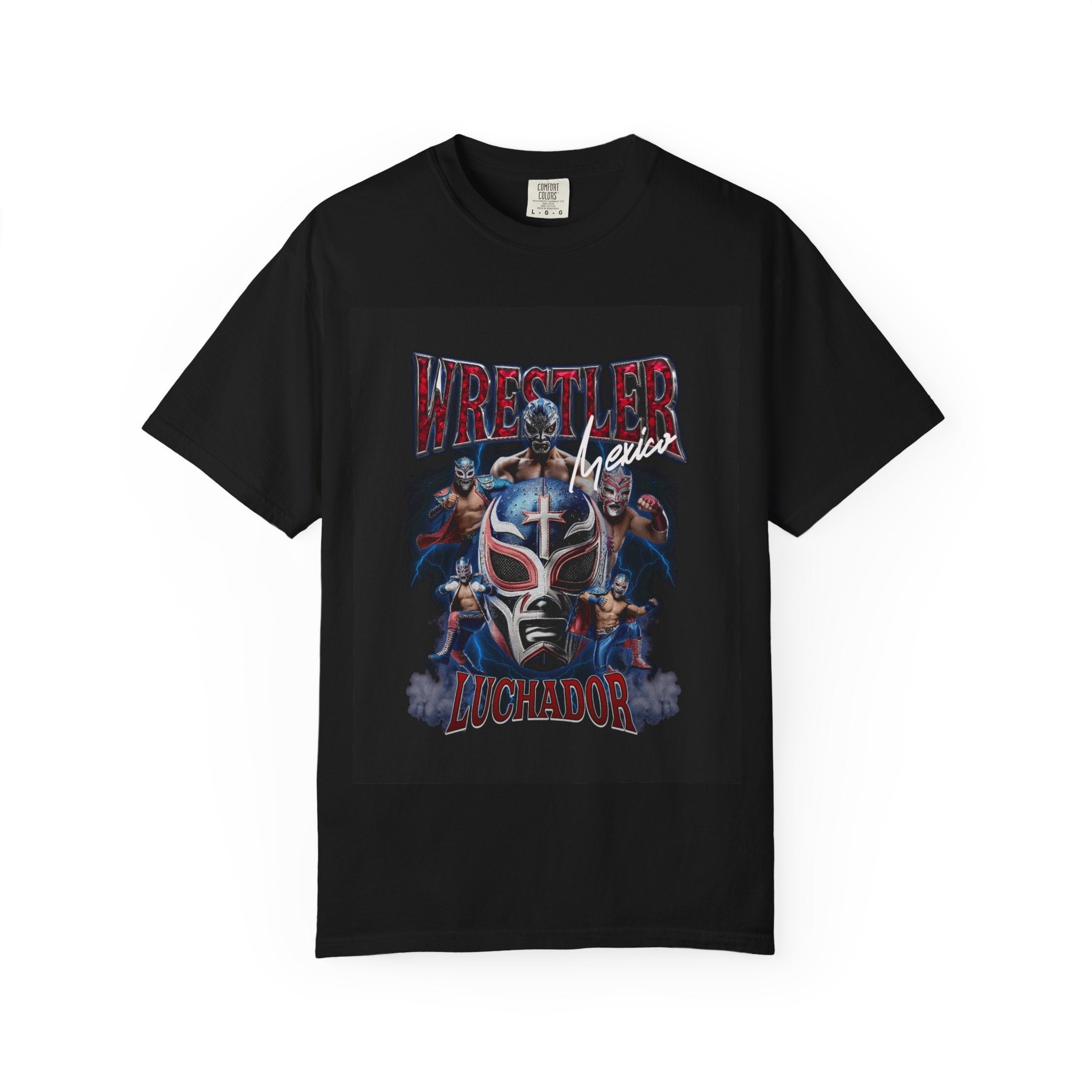 Wrestler Luchador Graphic T-Shirt — Mexican Masked Wrestling Tee