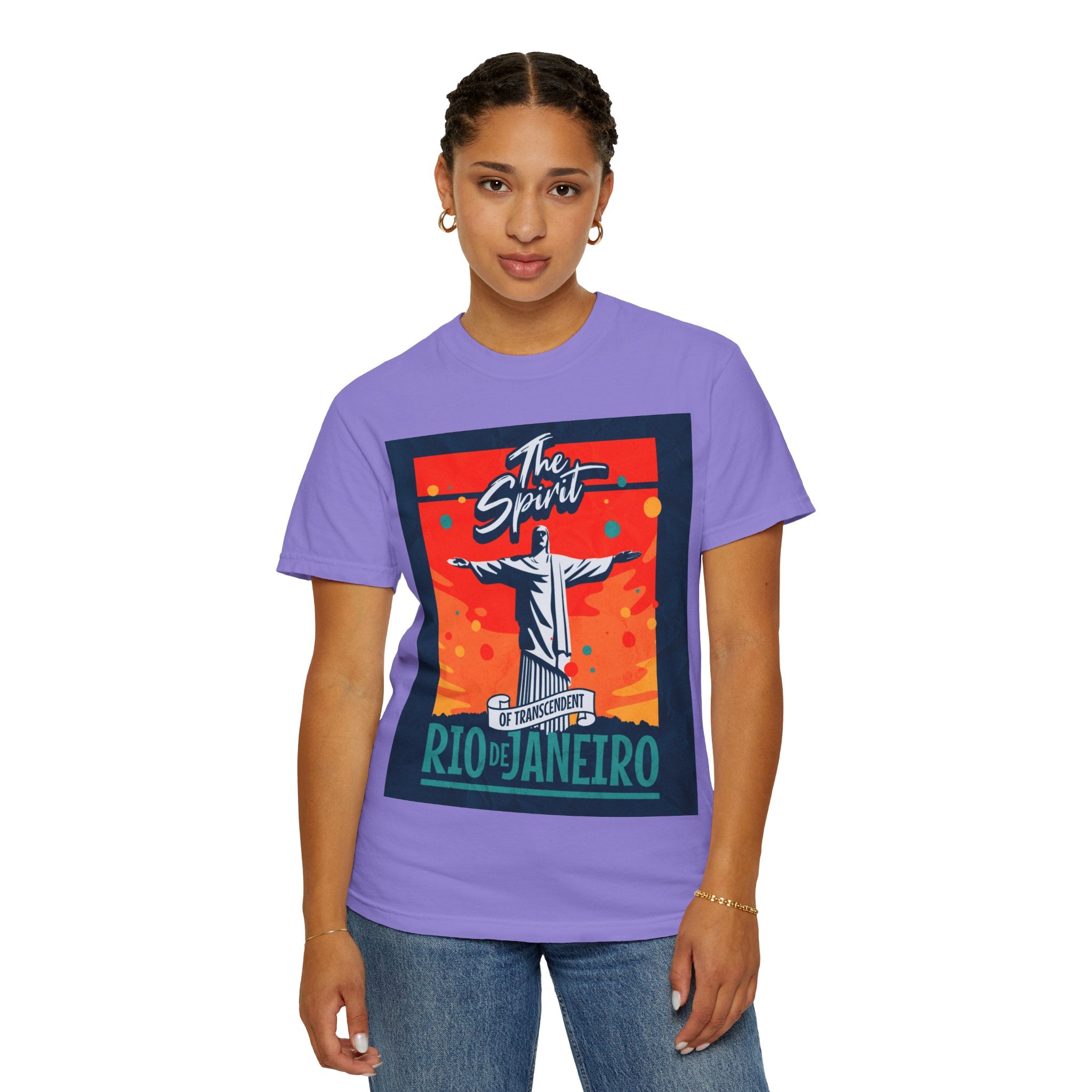 Rio de Janeiro Christ the Redeemer Poster T-Shirt — 'The Spirit' Graphic Tee