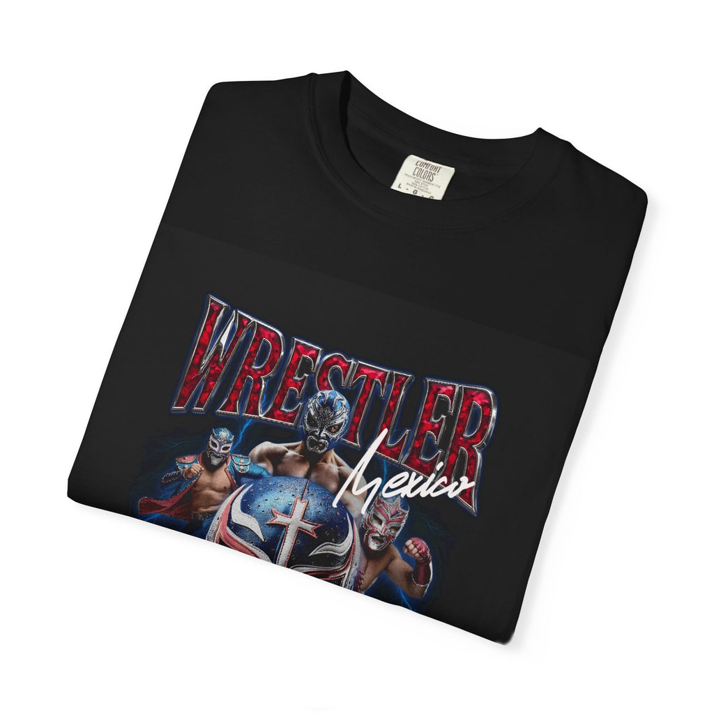 Wrestler Luchador Graphic T-Shirt — Mexican Masked Wrestling Tee