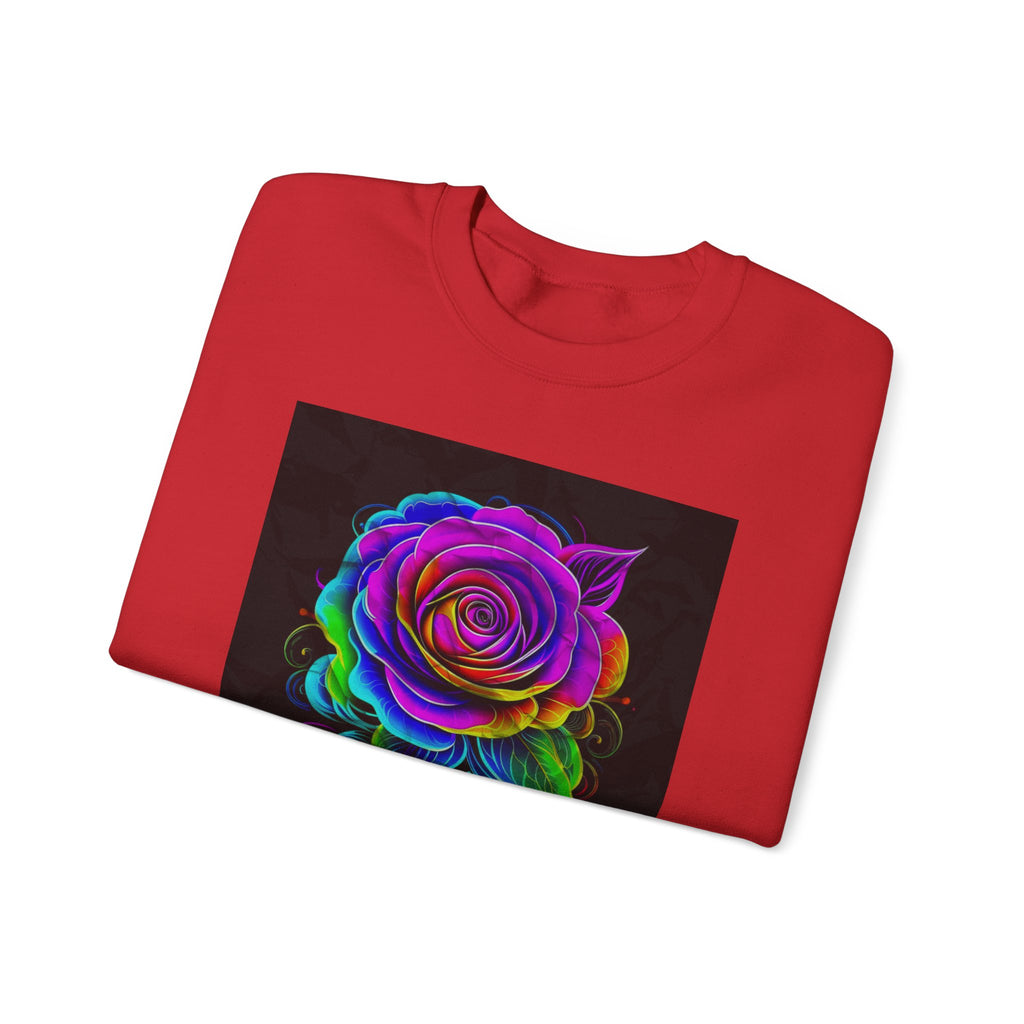 Fluorescent Rose “Fragrant” Crewneck Sweatshirt