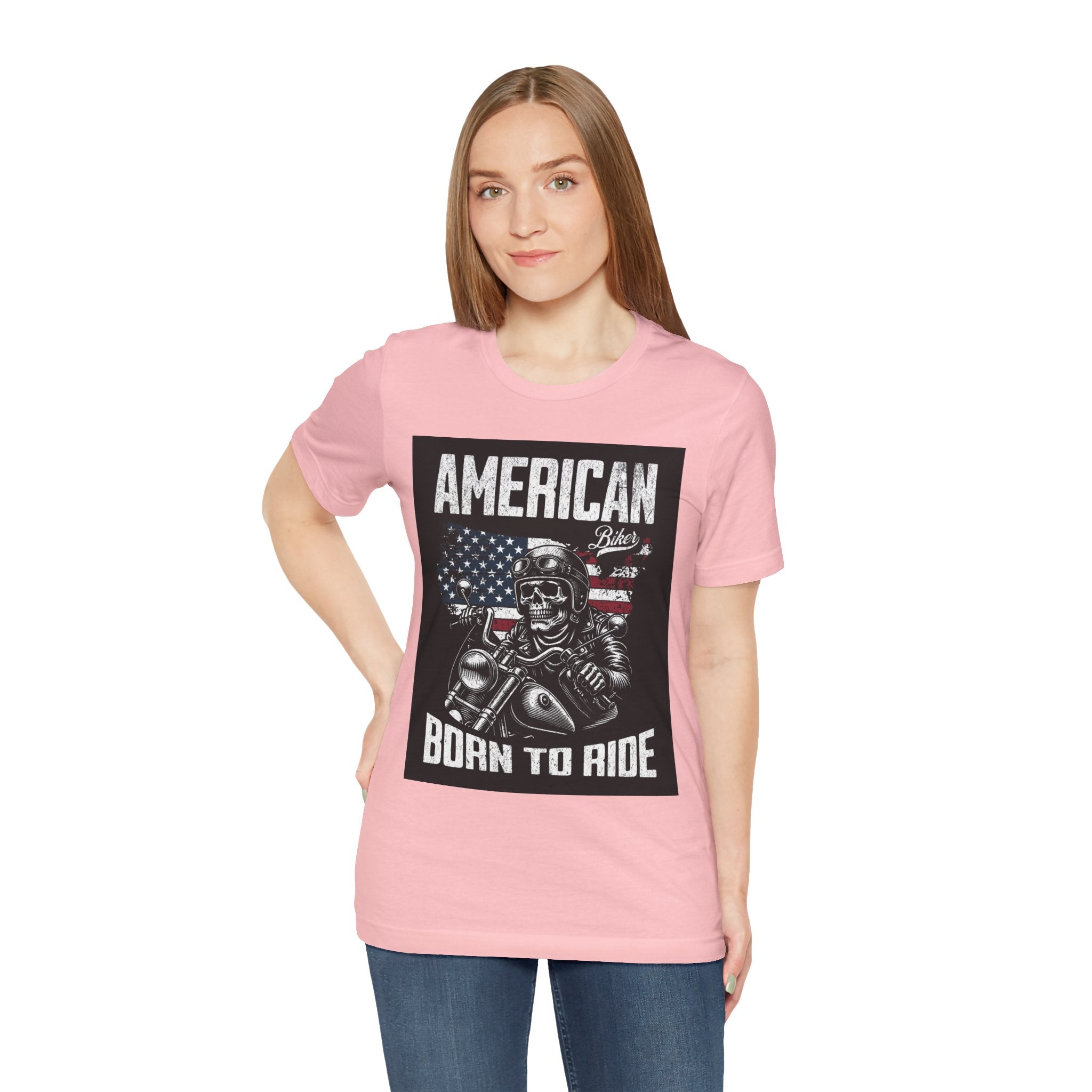 Born to Ride American Biker T-Shirt