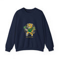 Vai Brasil Tiger Soccer Crewneck Sweatshirt | Brazil Flag, National Pride