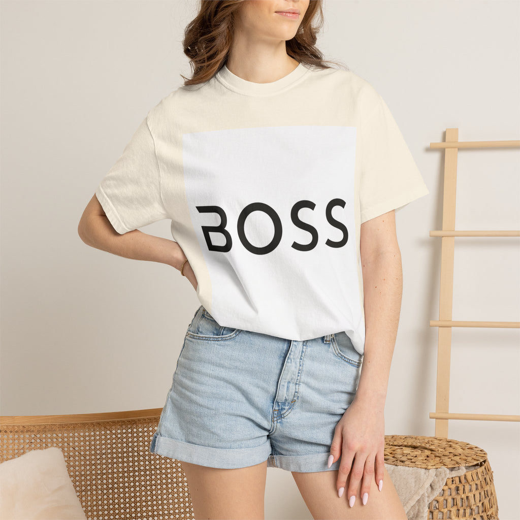 BOSS Graphic T-Shirt — Bold Minimalist Logo Tee for Confident Style