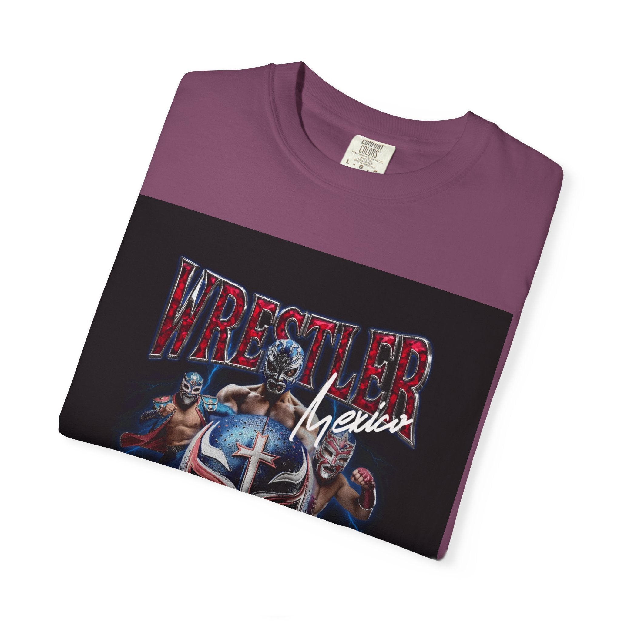Wrestler Luchador Graphic T-Shirt — Mexican Masked Wrestling Tee