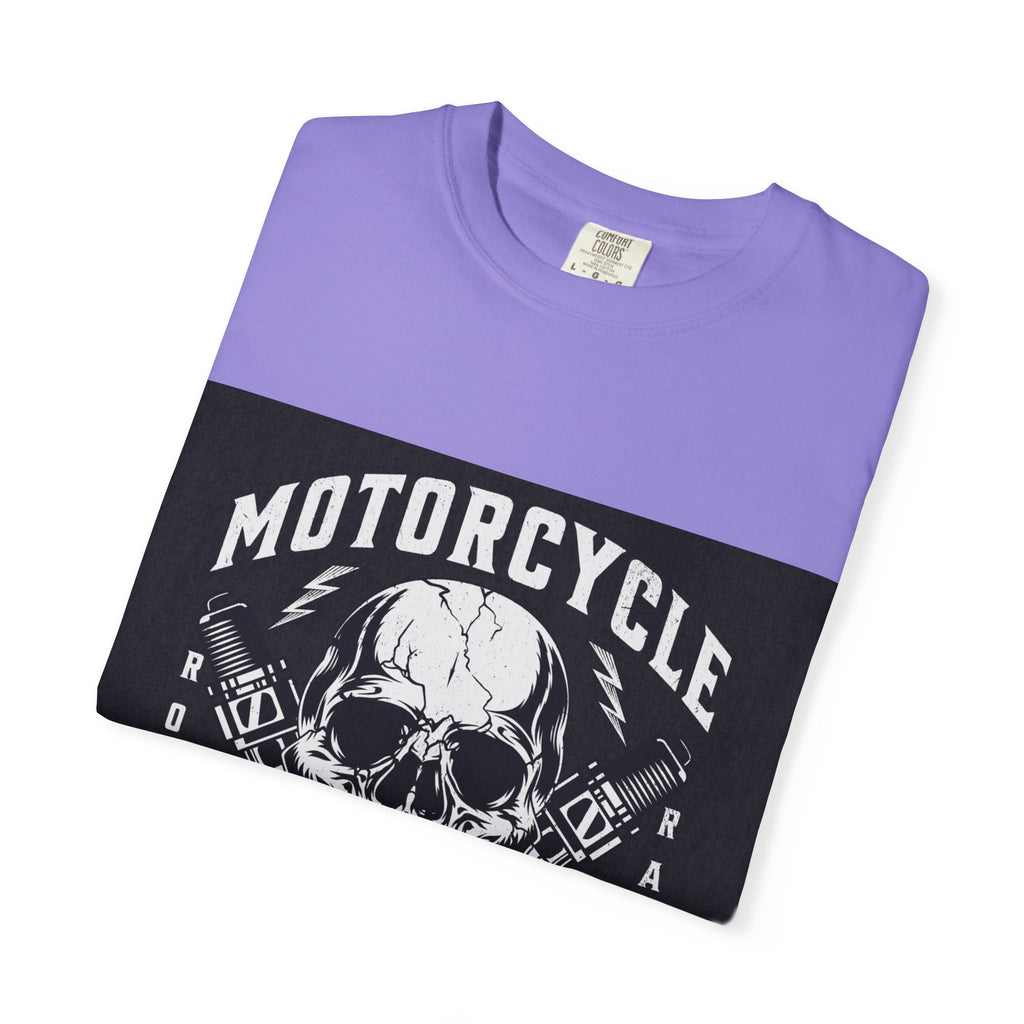 Motorcycle Skull Tee — "Legendary Riders" Vintage Biker Graphic T-Shirt