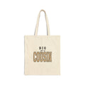 Big Cousin Tote | Halloween Family Matching, Spooky Lettering Canvas