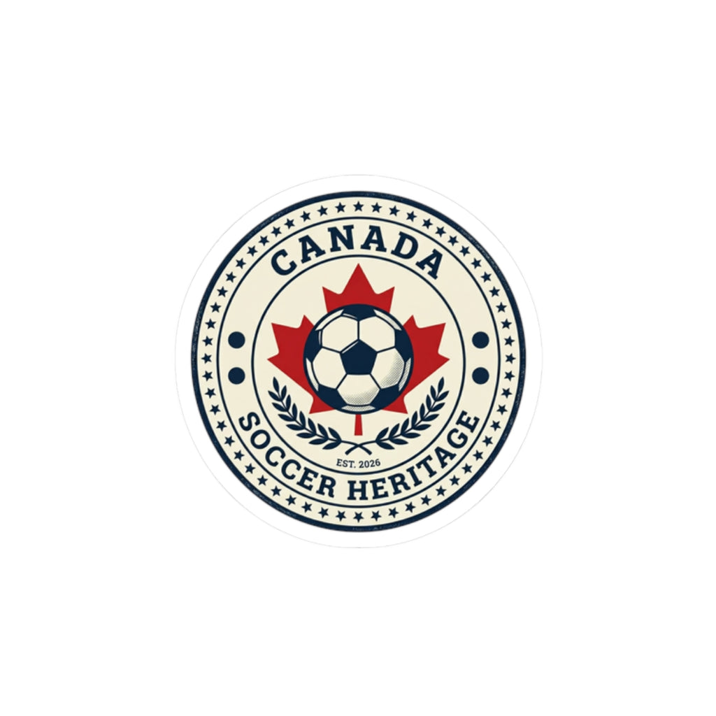 Canada Soccer Heritage Sticker | Retro Soccer, 2026 Host Country Pride
